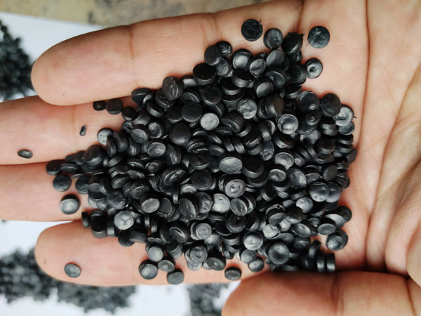 浙江再生塑料HDPE低压管道颗粒